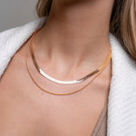 Load image into Gallery viewer, snake halskette doppelt