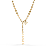 Load image into Gallery viewer, Tiefe Halskette 18k vergoldet wasserfest