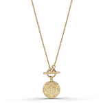 Load image into Gallery viewer, knebelverschlusskette mit münze