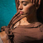 Load image into Gallery viewer, Ocean Tear Drop Halskette