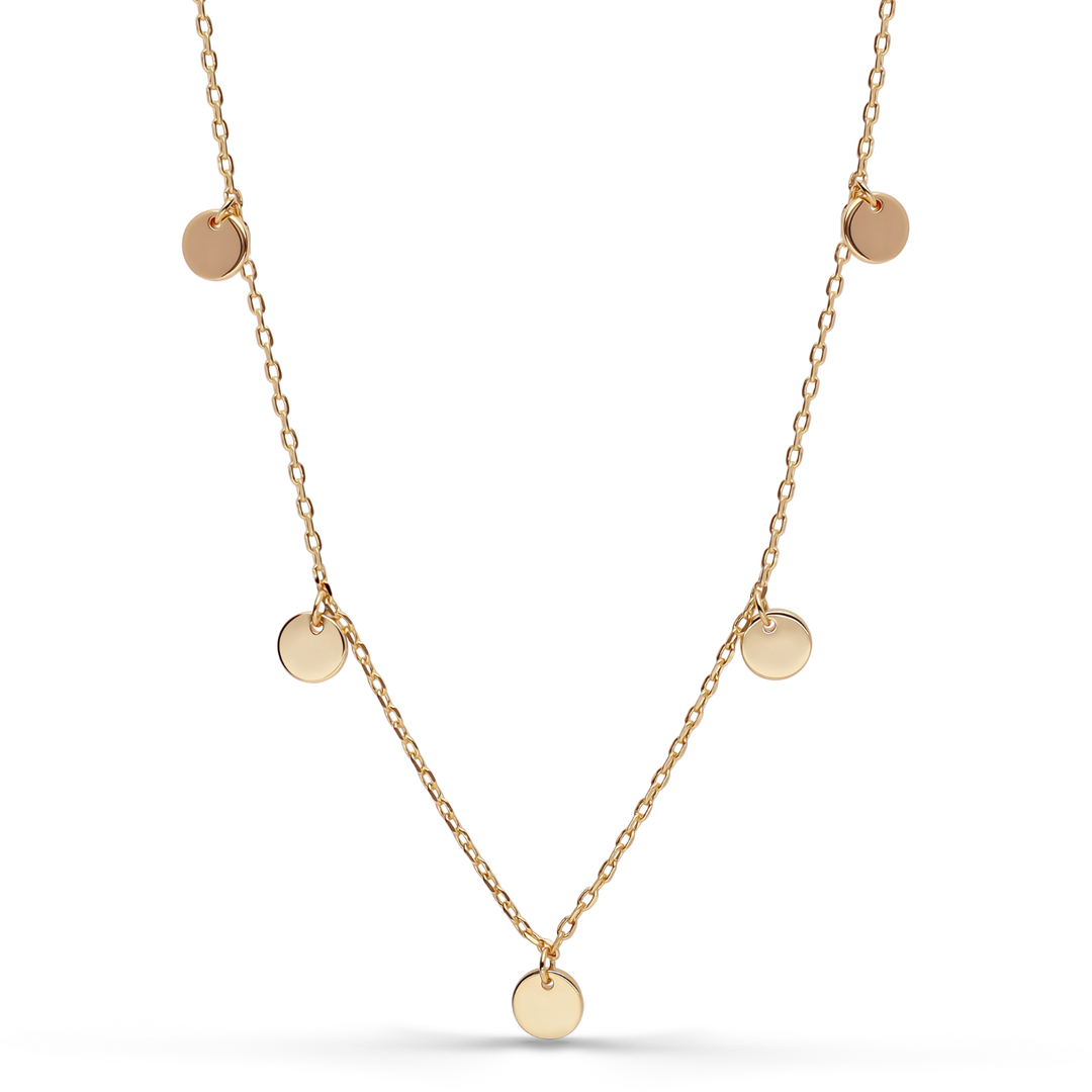 kette mit münzen anhänger