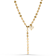 Tiefe Halskette 18k vergoldet wasserfest