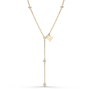 Tiefe Halskette 18k vergoldet wasserfest